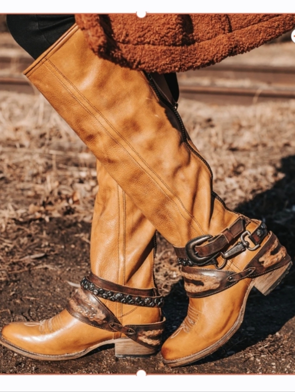 FREEBIRD Rodondo Tall Boots Size 9